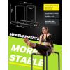 imageYOLEO Adjustable Dip Bar 1100lbs Dip Station Portable Functional Fitness Bar with Safety Connector Heavy Duty Dip Stand Body Press Bar Parallette Exercise Bar Workout Equalizer for Calisthenics