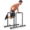 imageYOLEO Adjustable Dip Bar 1100lbs Dip Station Portable Functional Fitness Bar with Safety Connector Heavy Duty Dip Stand Body Press Bar Parallette Exercise Bar Workout Equalizer for Calisthenics