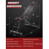 imageYOLEO Adjustable Weight Bench  Utility Weight Benches for Full Body Workout Foldable InclineDecline Bench Press for Home Gym