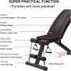 imageYOLEO Adjustable Weight Bench  Utility Weight Benches for Full Body Workout Foldable InclineDecline Bench Press for Home Gym