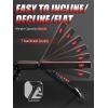 imageYOLEO Adjustable Weight Bench  Utility Weight Benches for Full Body Workout Foldable InclineDecline Bench Press for Home Gym