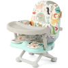 imageYOLEO Baby High Chair Booster Seat for Dining Table Adjustable Height Travel Foldable High Chairs with TrayGreen