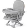 imageYOLEO Baby High Chair Booster Seat for Dining Table Adjustable Height Travel Foldable High Chairs with TrayGrey