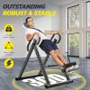 imageYOLEO Gravity Heavy Duty Inversion Table with Headrest ampamp Adjustable Protective Belt Back Stretcher Machine for Pain Relief TherapyWhite