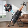 imageYOLEO ITX360 Inversion Table for Back Pain 2025 Foldable Inversion Table w Removable Lumbar Pad Reversible Ankle Holders Easy AssemblyBlack