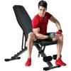 imageYOLEO Adjustable Weight Bench Foldable Full Body Workout Benches Strength Training Folding Bench 330 lbs Weights Capacity DeclineInclineFlat Exercise Equipment Fitness Bench for Home Gym Machine