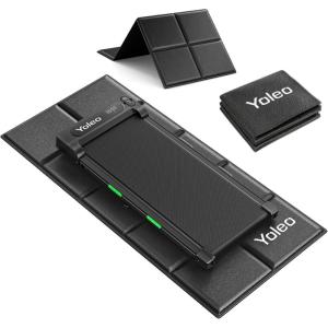 imageYOLEO Foldable Treadmill Mat Walking Pad Mat for Carpet 63quotx30quot Exercise Equipment Mats 14quot Thick NonSlip Hardwood Floor Protection for Exercise BikeWeight BenchTreadmillYoga Shock Absorbing