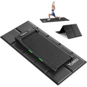 imageYOLEO Foldable Walking Pad Mat 63quotx30quot Exercise Equipment Mats for Home Gym Workout  14quot Thick NonSlip Protective Floor Mat for Exercise BikeEllipticalTreadmillYoga Shock Absorbing Waterproof