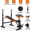 imageYoleo Olympic Weight Bench Set with Squat Rack Adjustable Bench Press with Leg Developer Preacher Curl Rack Fitness Strength Training for Home Gym