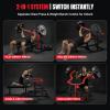 imageYOLEO Chest Press Machine 1100LBS Bench Press Machine with Separate Press Station amp Adjustable Weight Bench Independent Converging ArmsRedBlack
