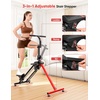 image:imageYOLEO Adjustable Resistance Stair Steppers for Exercise at Home Folding Cardio Stairmaster with 3 Workout Modes amp Oversized Pedal90 PreAssembled Stair Climber with Handlebar for Full Body WorkoutV20 Basic Stair Stepper