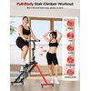 image:imageYOLEO Adjustable Resistance Stair Steppers for Exercise at Home Folding Cardio Stairmaster with 3 Workout Modes amp Oversized Pedal90 PreAssembled Stair Climber with Handlebar for Full Body WorkoutV30 Adjustable 77LBS Resistance Stair Stepper